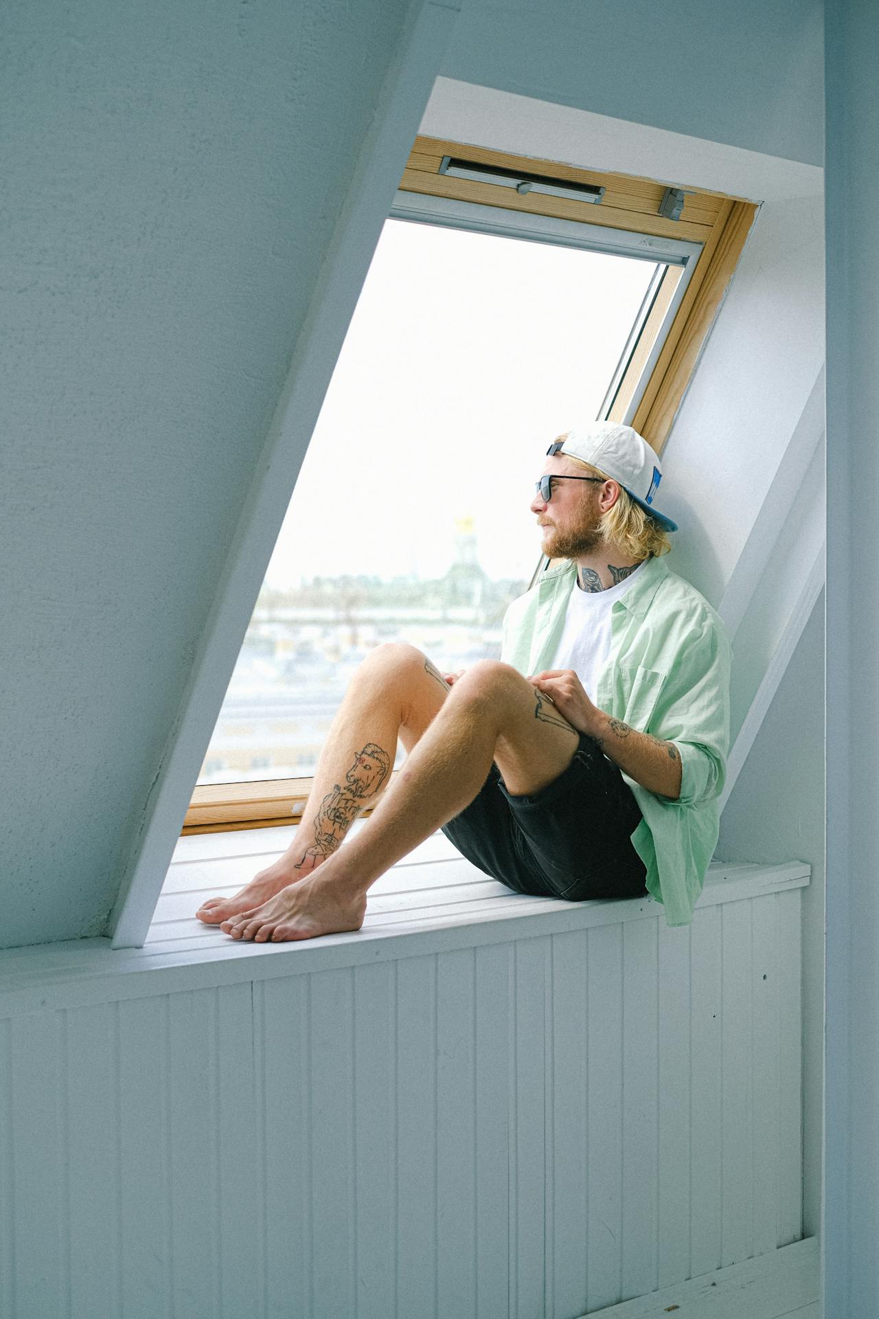 velux tetőablak felújítás, nappali